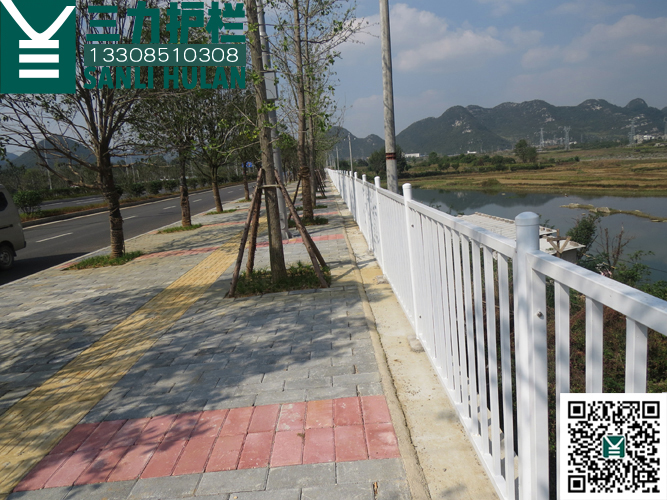 贵阳贵安大道路道路人 行护栏